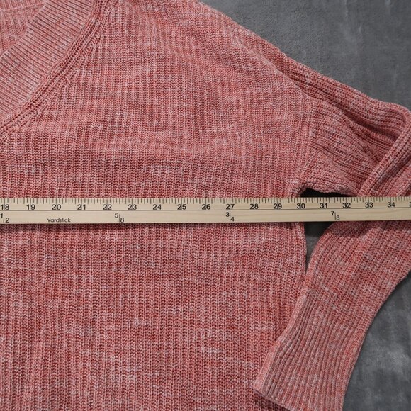 Lane Bryant Sweater Womens 22/24 Pink Knit V Neck Long Sleeve Cardigan Pullover - Picture 8 of 12